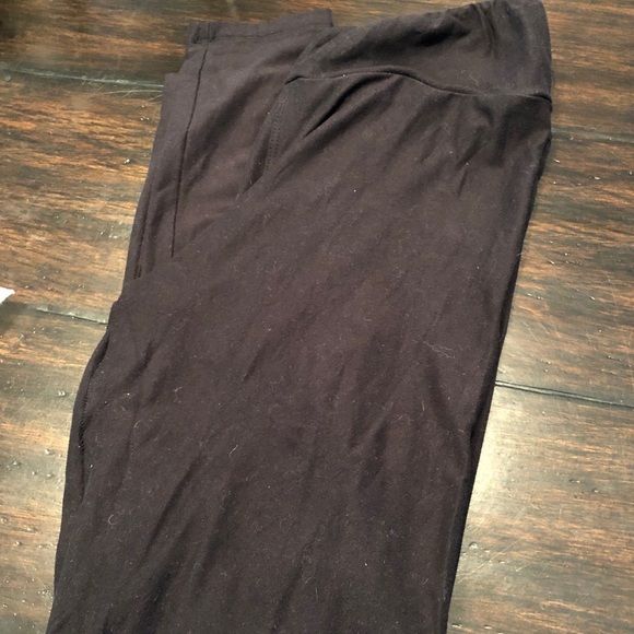 RARE black lularoe leggings OS - Picture 1 of 2